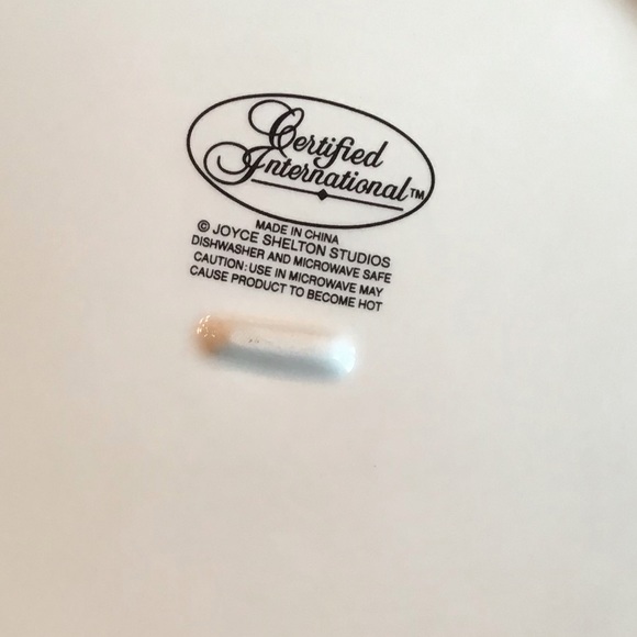 NWOT Stunning design Ceramic Serving Bowl 13” Round - Picture 3 of 6